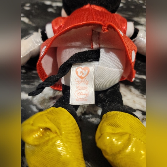 Ty Disney Parks Mickey & Minnie Mouse Ty Beanie Babies Collection Plush - Picture 4 of 11